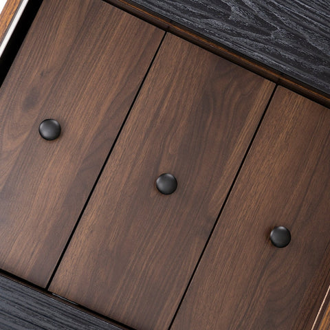 Rootz Modern Sideboard - Storage Cabinet - Buffet Table - Spacious Drawers - 117.5L x 39.5W x 80H cm