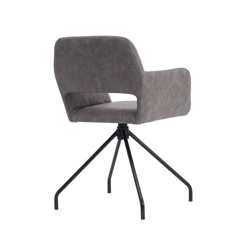 Rootz Makeup Chairs Set - Salon Chairs - Beauty Stools - Ergonomic Comfort - Faux Leather - 58x55.88x79cm