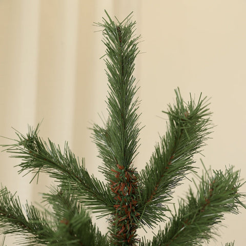 Rootz Christmas Tree - Artificial Pine - Flame Retardant Branches - Sturdy Steel Base - Green - Ø100cm x 180cm