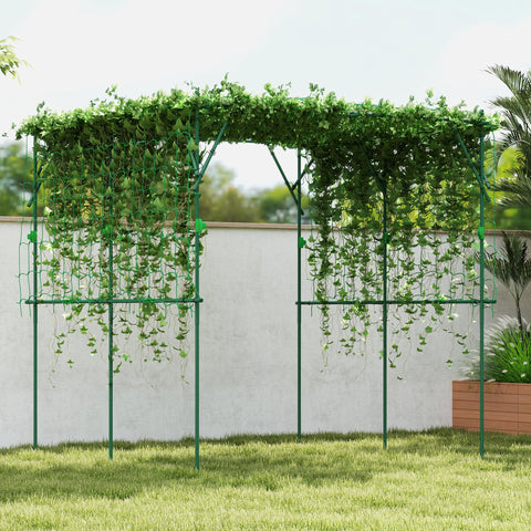 Rootz Garden Rose Grille - Plant Trellis - Climbing Aid - Rustproof & Stable - 223cm x 223cm x 223cm