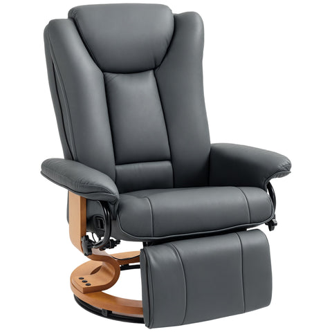Rootz Relaxation Armchair - Recliner Chair - Rotatable Lounge Chair - Synthetic Leather - Supports 150kg - 78cm x 88cm x 103cm