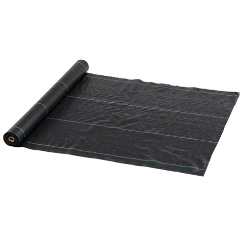 Rootz Weed Barrier Mat - Weed Control Fabric - Garden Fleece - Tear-Resistant - Boosts Growth - 100m x 1m