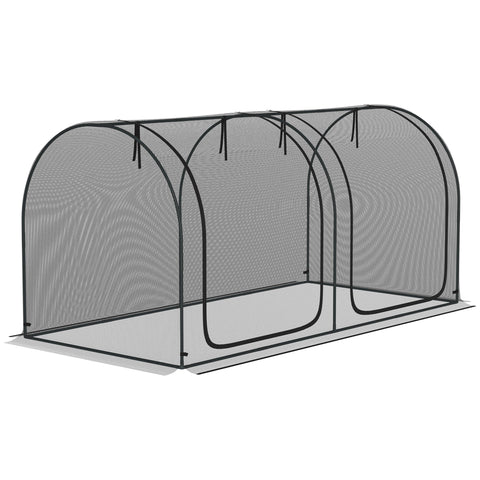 Rootz Garden Netting Plant Protection Tent - Pest Net - Insect Protection - Windproof - 249 x 120 x 120 cm