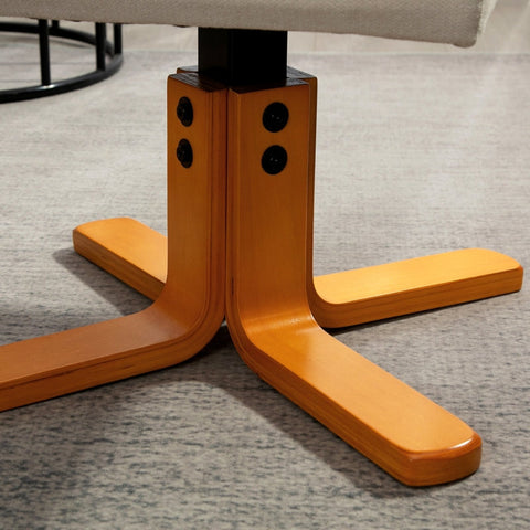 Rootz Massage Chair Set - Relaxation Chair - Recliner - Integrated Massage - 80x86x99cm (Sitting) - 80x118x83cm (Lying) - Footstool with Storage