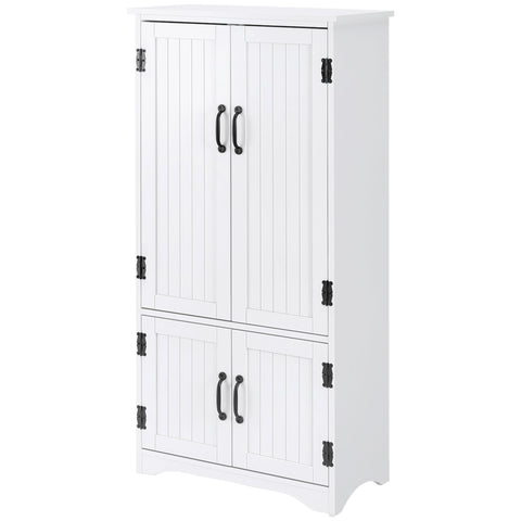 Rootz Buffet Kitchen Cabinet - Contemporary Storage Cupboard - Elegant Pantry Organizer - Lots of Space - 60L x 30W x 123H cm