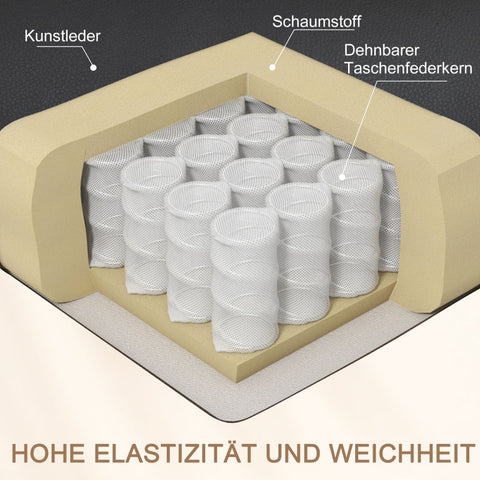 Rootz TV Armchair with Massage Function - Heated Cinema Chair - 360° Rotation - Rocker Recliner - 8 Massage Points - Thick Padding - Remote Control - 97cm x 92cm x 104cm