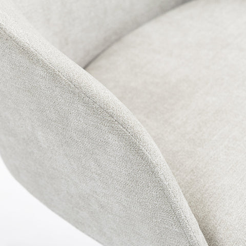 Rootz Rotatable Office Chair - Swivel Chair - Adjustable Desk Chair - High-Density Foam Comfort - 57cm x 59cm x 68-78cm