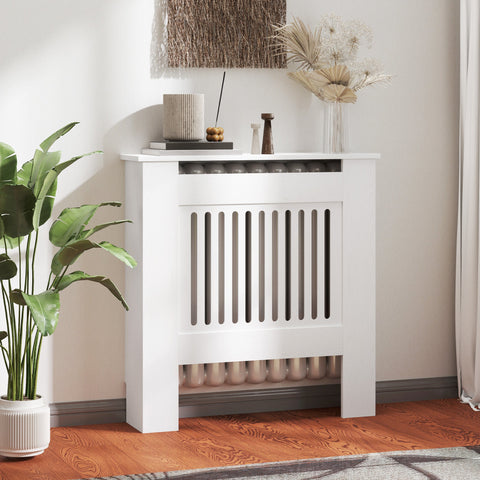 Rootz Radiator Cover Heater Cabinet - Radiator Enclosure - Heat Shield - Adds Style & Storage - 78cm x 19cm x 81cm