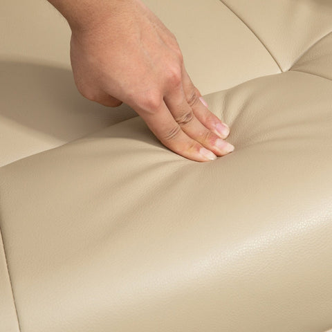 Rootz Recliner Chair - Swivel Lounge Chair - Faux Leather - 360° Rotation - 78cm x 87cm x 100cm