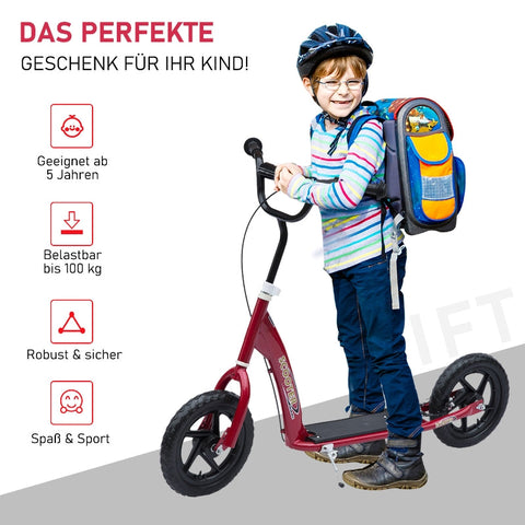 Rootz Kinderscooter - Kinderscooter - Stedelijke scootmobiel - Verbeterde veiligheid - Verstelbaar stuur - Duurzaam stalen frame - 120 cm x 52 cm x 80-88 cm
