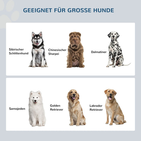 Rootz Dog Feeding Station - Pet Feeding Station - Elevated Dog Feeder - Ample Storage - Secure Magnetic Doors - Hygienic Stainless Steel Bowls - 60L x 30W x 35.5H cm - MDF and Stainless Steel