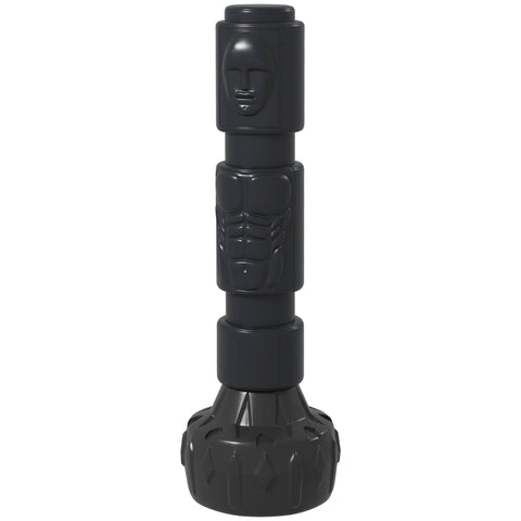 Rootz Standing Punching Bag - Boxing Dummy - Training Equipment - Adjustable Hitting Areas - Sturdy Base - Durable Faux Leather - 56cm x 56cm x 175cm