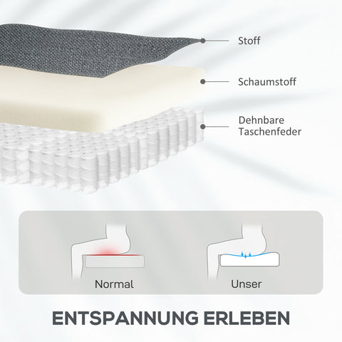 Rootz Grey Electric Reclining Armchair - Upholstery Chair - Massage Function - Senior Mobility Aid - 93cm x 100cm x 112cm