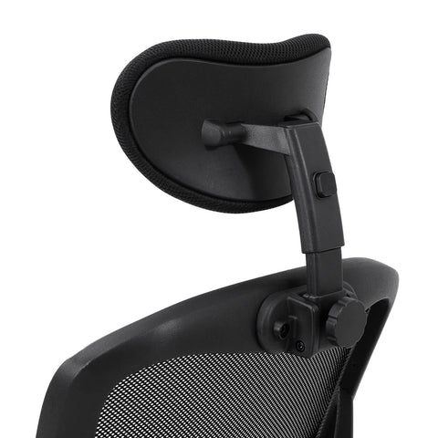 Rootz Ergonomic Office Chair - Swivel Chair - Mesh Office Chair - PU Wheels - Lumbar Support - Breathable Material - 68.5cm x 75cm x (116-134)cm