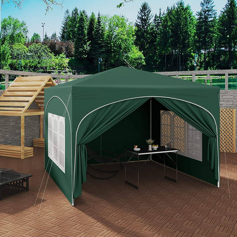Rootz Ultimate Outdoor Gazebo - Weatherproof Pavilion - Family Tent - Strong Metal Frame - UV Protection - Easy Pop-Up - 3x3m