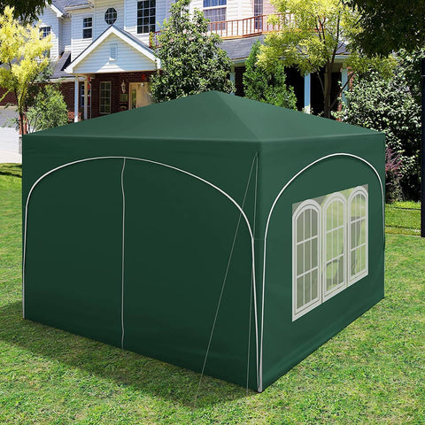 Rootz Ultimate Outdoor Gazebo - Weatherproof Pavilion - Family Tent - Strong Metal Frame - UV Protection - Easy Pop-Up - 3x3m