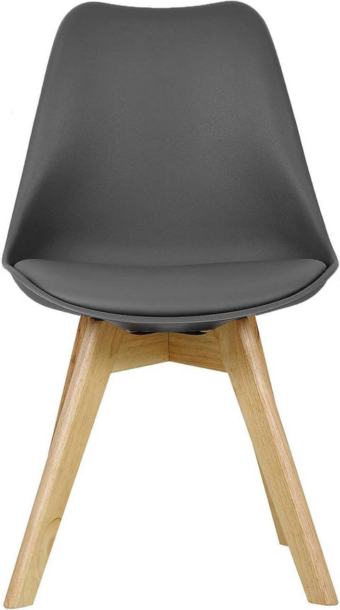 Rootz Ergonomic Dining Chair - Comfortable Seating - Stable & Durable - Foam Padding - Scandinavian Style - 82cm x 48cm x 40.5cm