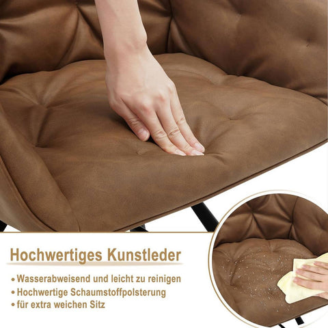 Rootz Dining Chair - Kitchen Chair - Swivel Chair - Ergonomic Design - 57.5cm x 82.5cm x 53cm