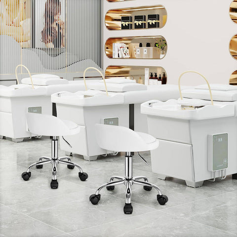 Rootz Verstelbare Draaibare Bureaukruk - Bureaustoel - Rolstoel - Ergonomisch ontwerp - In hoogte verstelbaar - Comfortabele zit - 53 cm - 65,5 cm hoogte