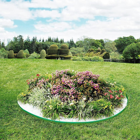 Rootz Ultimate Garden Edging - Lawn Border - Landscape Edging - Durable, Flexible, Weatherproof - High-Quality PE - 10m/20m x 5cm x 5cm