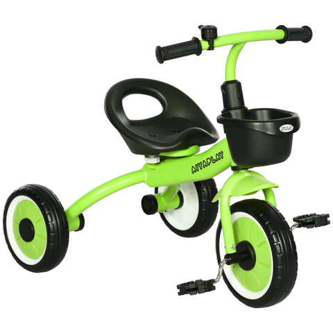 Rootz Tricycle for Children - Kids Trike - Toddler Bicycle - Adjustable Saddle Seat, Ergonomic Handlebar - 70.5cm x 53cm x 58cm - Green