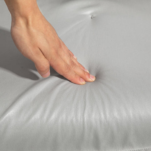 Rootz 2 in 1 Adjustable Lounge Chair - Floor Chair - Upholstered Chair - Optimal Comfort - 75W x 68D x 78H cm, 130W x 120D x 40H cm