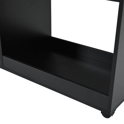 Rootz Multifunctional Kitchen Trolley - Mobile Cart - Rolling Island - Easy Mobility - 105cm x 38cm x 89cm