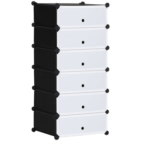 Rootz Modular Shoe Shelf System - Storage Rack - Shoe Organizer - Customizable Design - 49cm x 36.5cm x 108cm