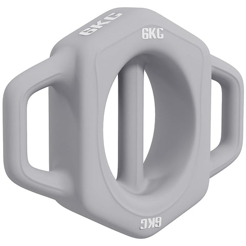 Rootz 3-in-1 Multifunctional Dumbbell - Strength Training Weights - Fitness Equipment - Non-Slip Surface - Durable Cast Iron Core - Protective Plastic Coating - 25cm x 20cm x 6cm