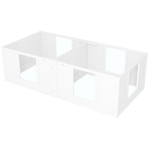 Rootz Puppy Crate for Dogs - Whelping Box - Dog Playpen - Safe Refuge - 164L x 80W x 48H cm