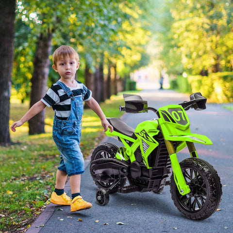 Rootz Electric Motorcycle for Kids - Ride-On Bike - Child's Motorbike - Training Wheels & Sounds - 105cm x 57cm x 62cm