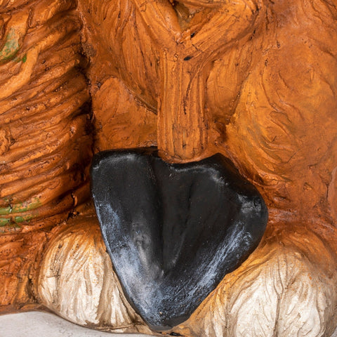 Rootz Flower Pot - Rabbit with Wicker Basket - Whimsical Garden Planter - Weatherproof Resin - 45cm x 27cm x 50cm - Brown