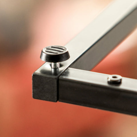 Rootz Set of 3 Nesting Tables - Side Tables - Coffee Tables - Space Saving Design - MDF & Metal - 46cm x 61cm x 30cm