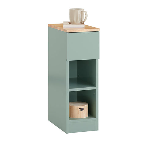 Rootz Night Console - Bedside Table - Nightstand - Sturdy MDF - 20x61x35cm
