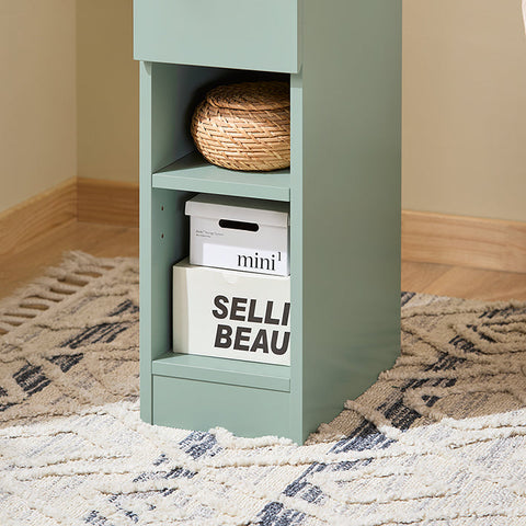 Rootz Night Console - Bedside Table - Nightstand - Sturdy MDF - 20x61x35cm