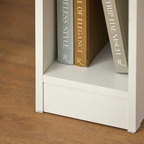 Rootz Bedside Table with Drawer - Coffee Table - Sofa Table - Side Table - White - Organizational Storage - Enhanced Stability - Space-Saving Design - 20cm x 60cm x 35cm