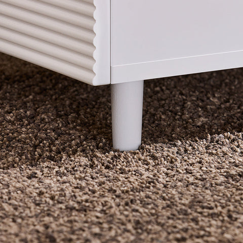 Rootz Wooden Storage Table - Desk Organizer - Office Cabinet - Sturdy MDF & Wood - 35x60x70cm