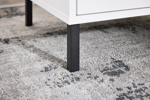 Rootz Bedside Table - Nightstand - End Table - Organized Storage - 40x48x40cm - Industrial Style - Safe & Sturdy MDF