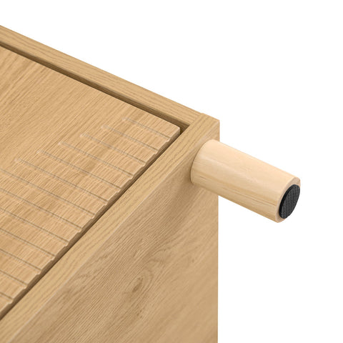 Rootz Bedside Table - Nightstand - Storage Cabinet - Ample Storage Space - 40cm x 42cm x 47cm