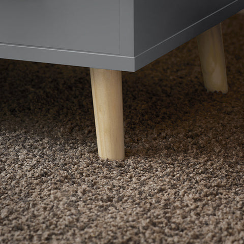 Rootz Bedside Table - Side Table - Telephone Table - Modern Charm - Easy Assembly - Compact Design - 48cm x 60cm x 40cm