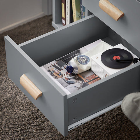 Rootz Bedside Table - Side Table - Telephone Table - Modern Charm - Easy Assembly - Compact Design - 48cm x 60cm x 40cm