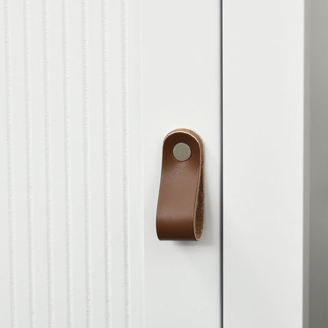 Rootz Bathroom Tank Cabinet - Storage Unit - Organizer - Adjustable Shelves - Modern Design - 34cm x 23cm x 165cm