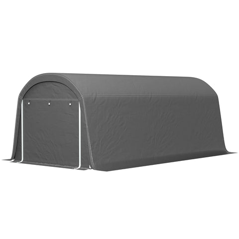 Rootz Garden Shed - Tool Tent - Set Up Garage - Waterproof - UV-Resistant - 300cm x 600cm x 230cm - Durable Protection
