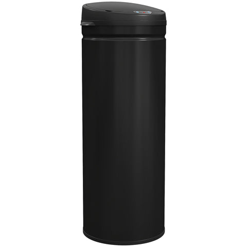 Rootz 50L Sensor Waste Bin - Automatic Trash Can - Touch-Free Bin - Soft-Close Function - Black Stainless Steel