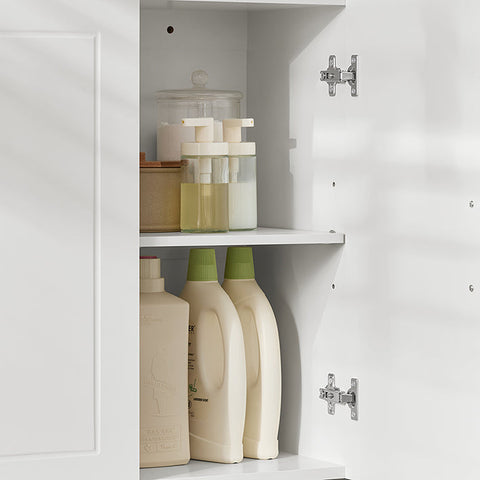 Rootz Bathroom Wall Cabinet - Storage Cabinet - Vanity Cabinet - MDF Material - 36kg Weight Capacity - 90cm x 60cm x 30cm