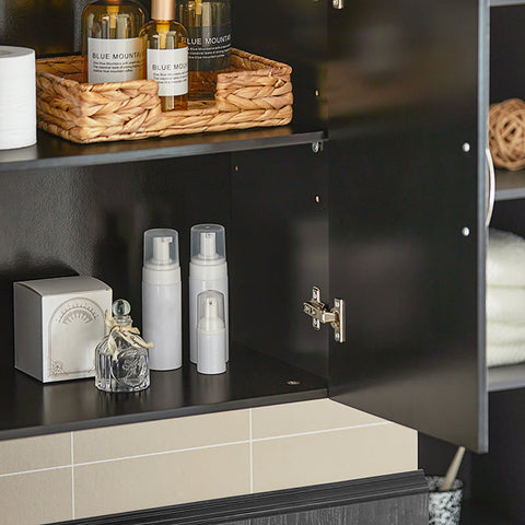 Rootz Wall Cabinet - Bathroom Cabinet - Medicine Cabinet - Versatile Storage - Adjustable Shelves - Durable MDF Construction - 60cm x 60cm x 30cm