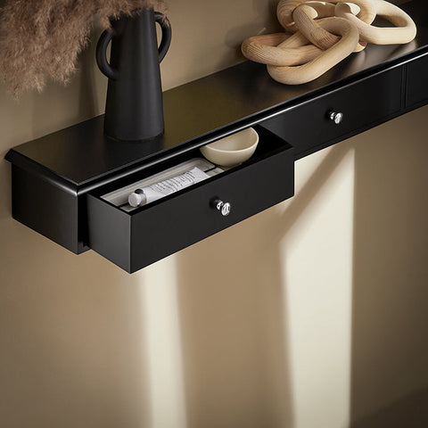 Rootz Wandplank - Zwevende plank - Opbergrek - MDF-materiaal - Modern design - 93 cm x 10 cm x 15 cm