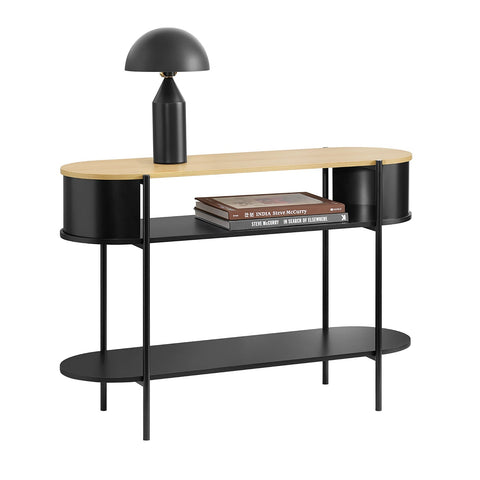 Rootz Console Table - Hallway Table - Narrow Desk - Durable MDF - 110cm x 39cm x 76cm