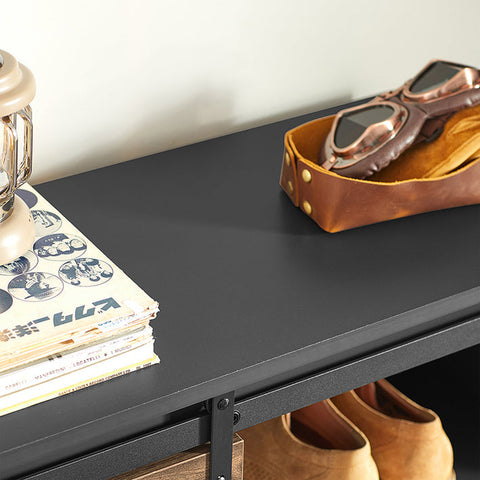 Rootz Modern dressoir met schuifdeur - dressoir - schoenenkast - veelzijdige opbergruimte - verstelbare planken - duurzaam PB-materiaal - 80 cm x 89 cm x 35 cm