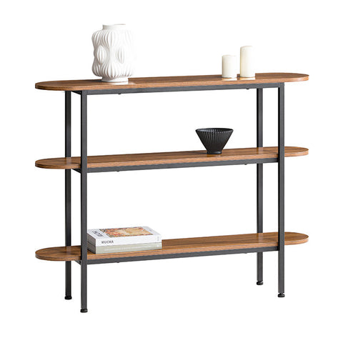 Rootz Consoletafel - Haltafel - Dressoir - Bijzettafel - Stevig en ruim - Verstelbare poten - Muurveilig kantelslot - PB(E1) en metaal - 110 cm x 86 cm x 25 cm